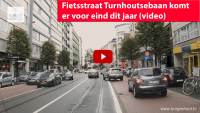 Fietsstraat Turnhoutsebaan komt er voor eind dit jaar Lydia Peeters Willem-Frederik Schiltz Borgerhout TV