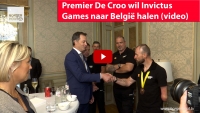 Premier De Croo wil Invictus Games naar België halen Michel Hofman Ludivine Dedonder Borgerhout TV
