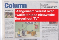 De Streekkrant schrijft lovend over Borgerhout TV
